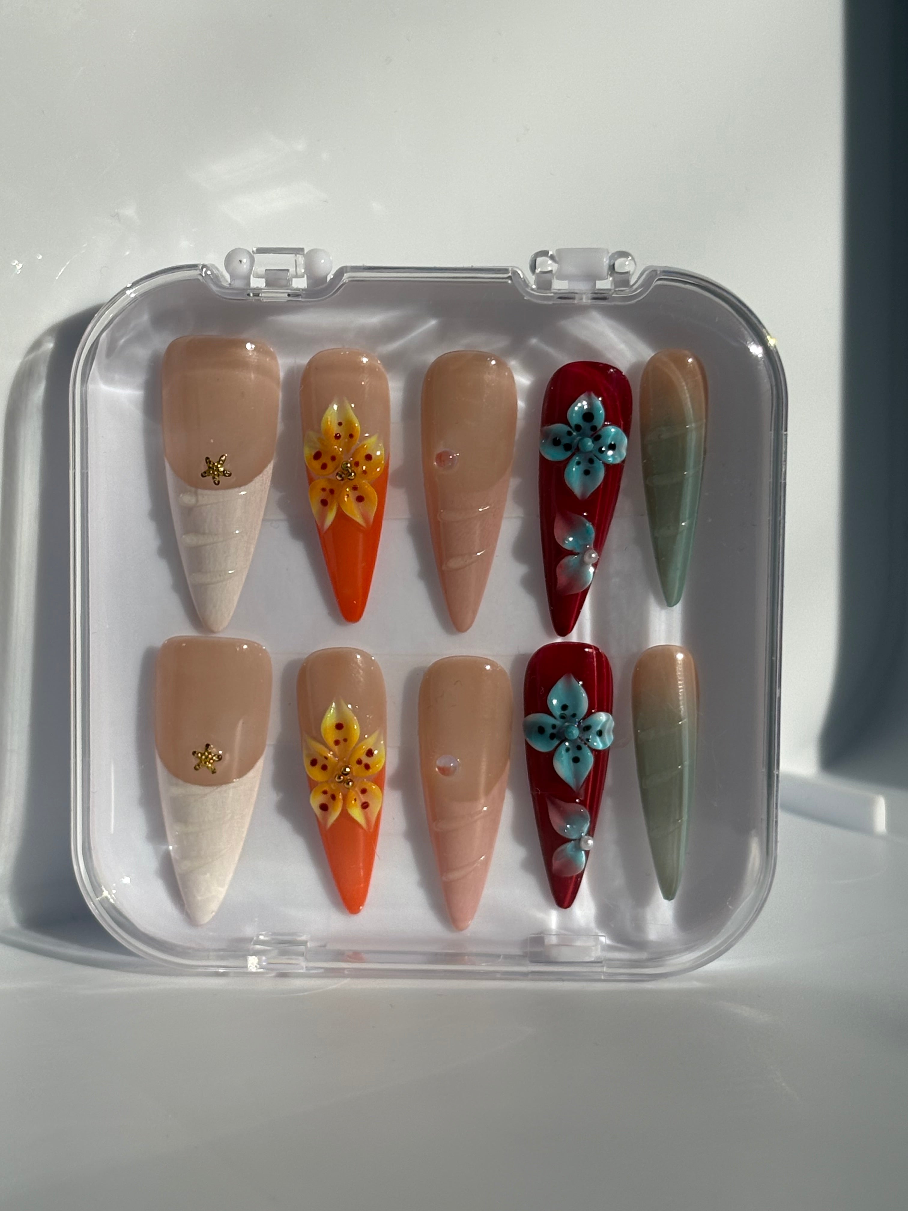 Sangria Long Stiletto Set