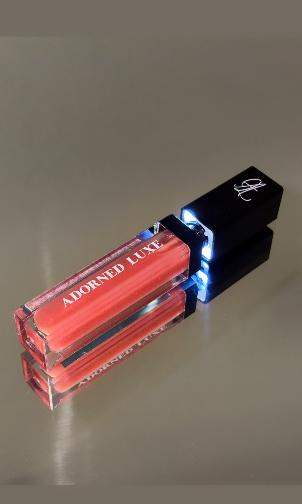 Adorned Luxe Strawberry Fields Lip Gloss